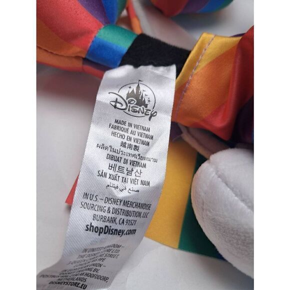 Disney Parks Mickey Mouse Plush – 14'' Pride Collection-Good Condition - Picture 4 of 5